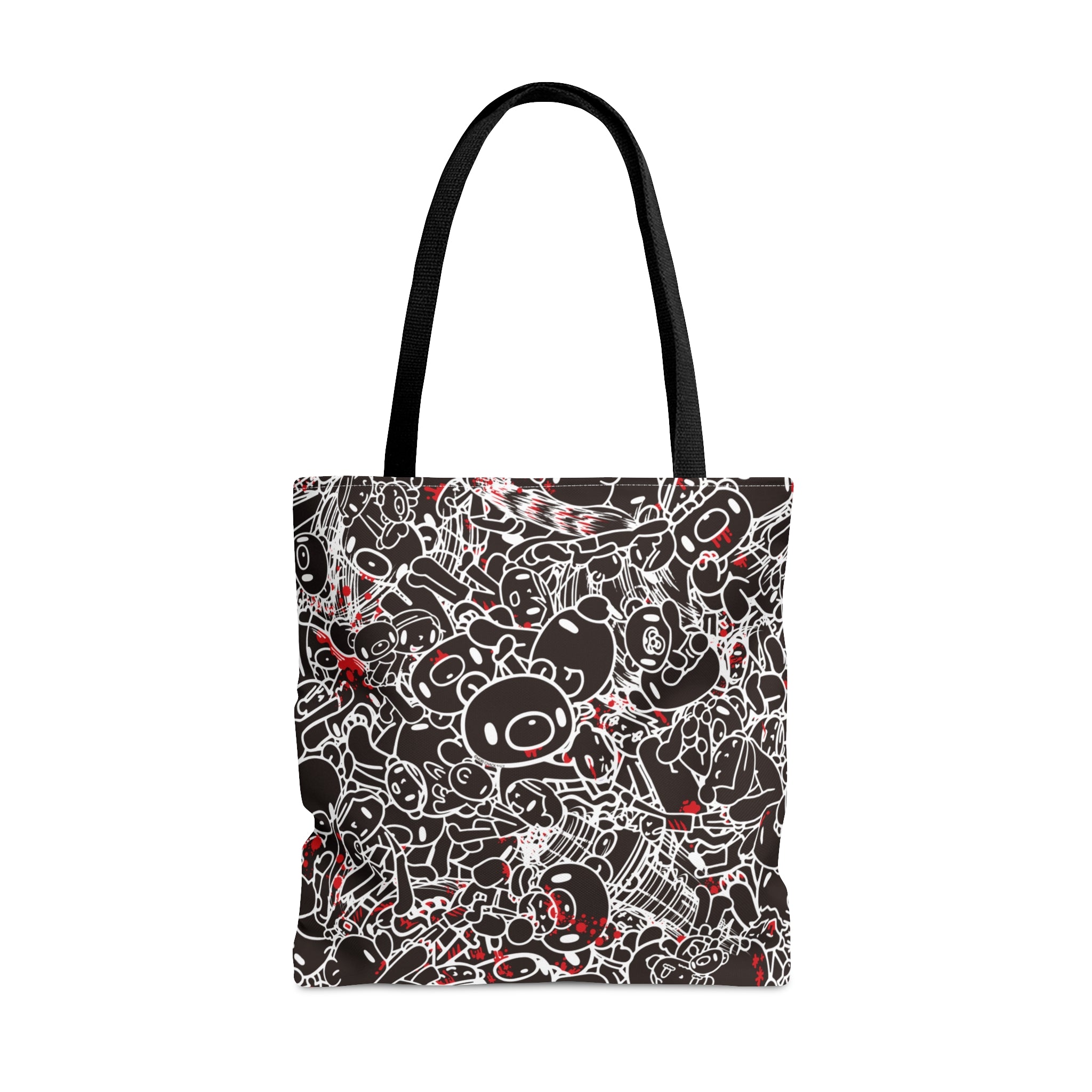 Gloomy & Pity (Black) Chaos Tile Canvas Tote Bag